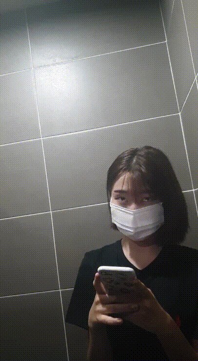 대낮계단간단 검은옷 아식스신발녀 [주민한테 걸림] 풀버젼_무광고