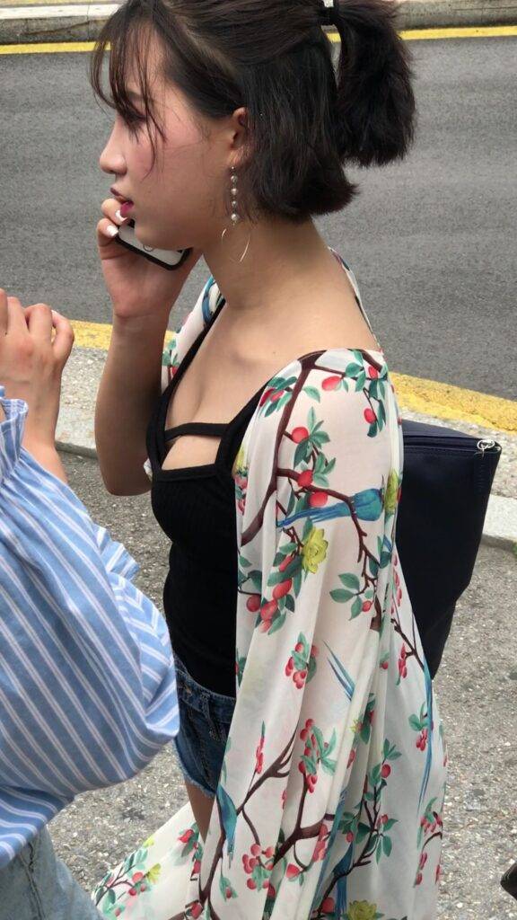 [도촬업스] 가슴골 모음2